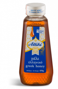 Attiki Greek honey in pet